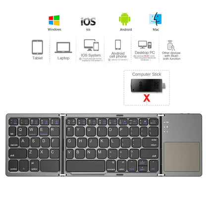 Wireless Bluetooth Mini Keyboard